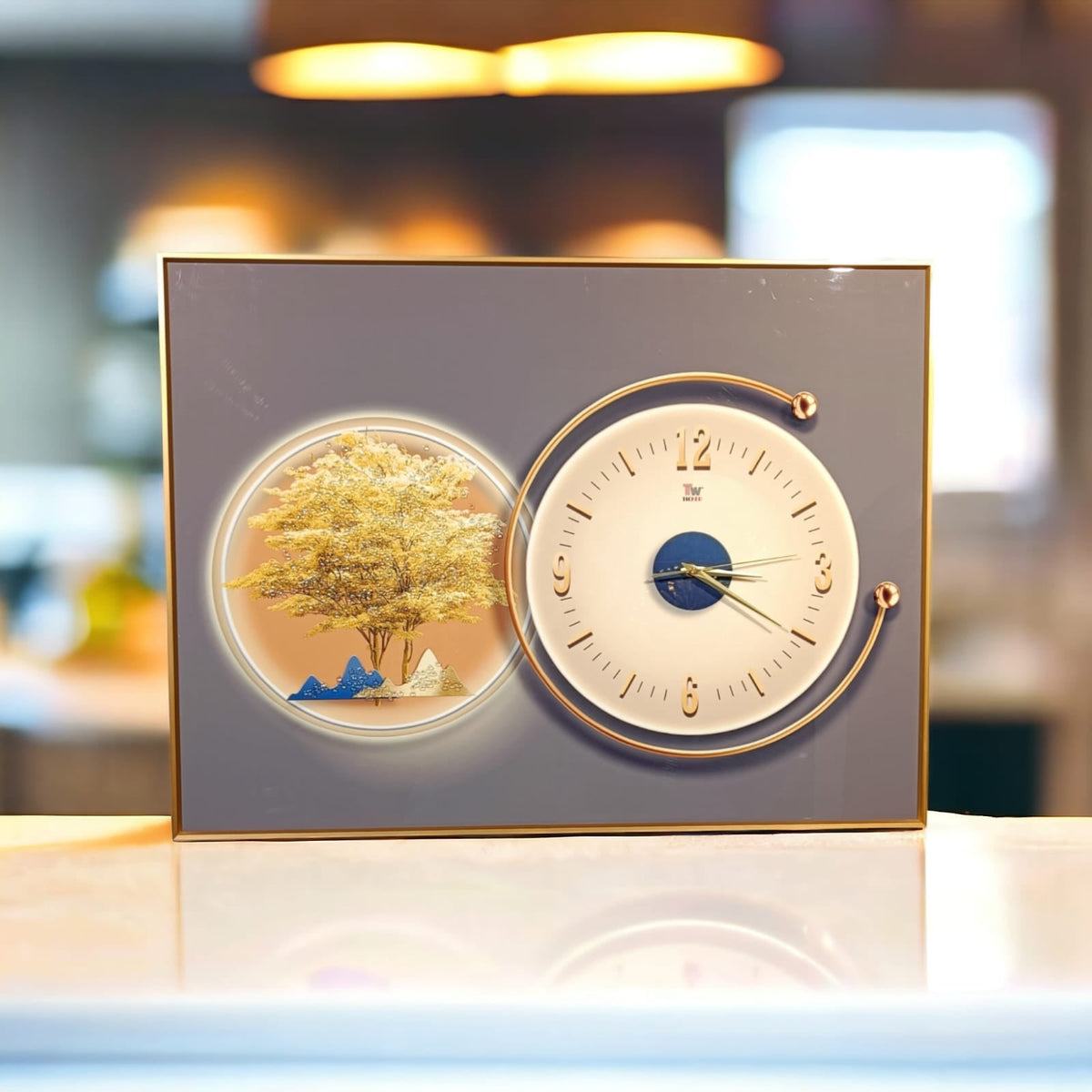 Designer clock decor