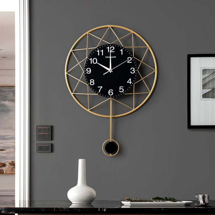 Aesthetic Metal wall clock