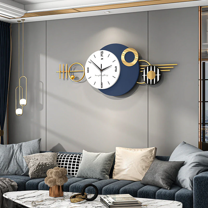 Big blue clock