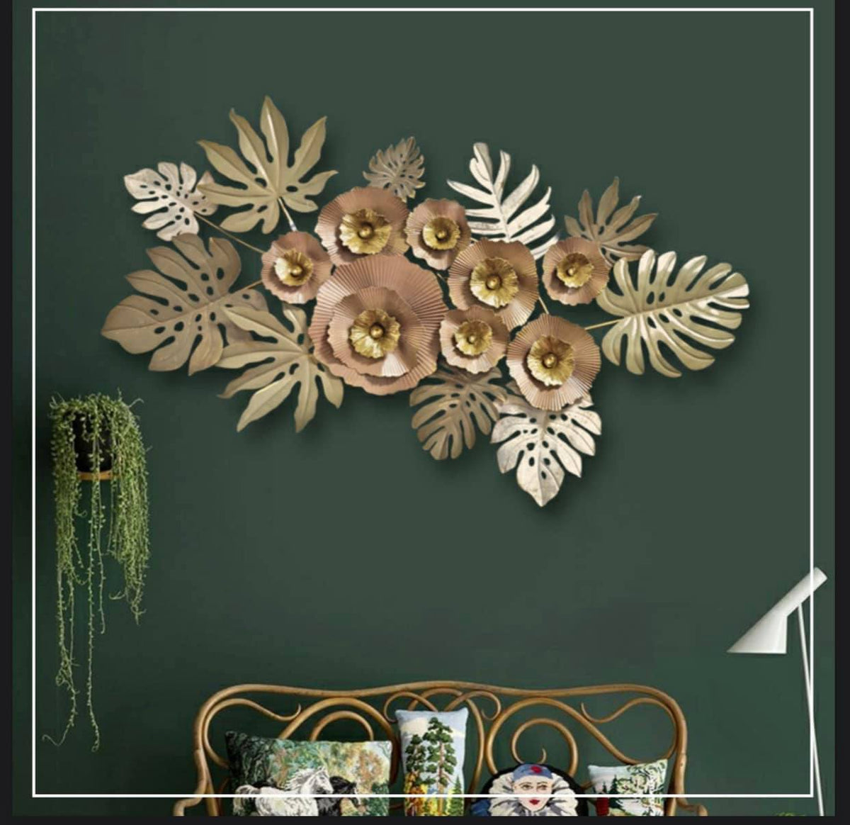 Brown Flower wall decor