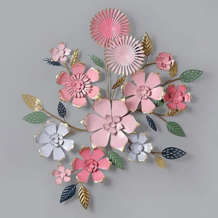 Pink Metal flowers