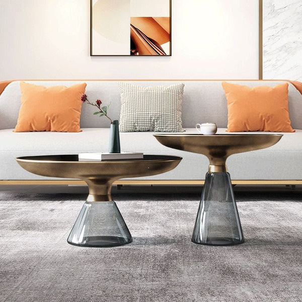 Glass table set