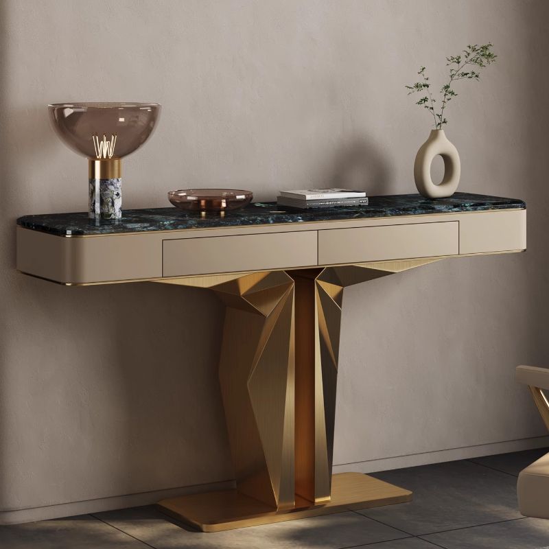 T console with drawers