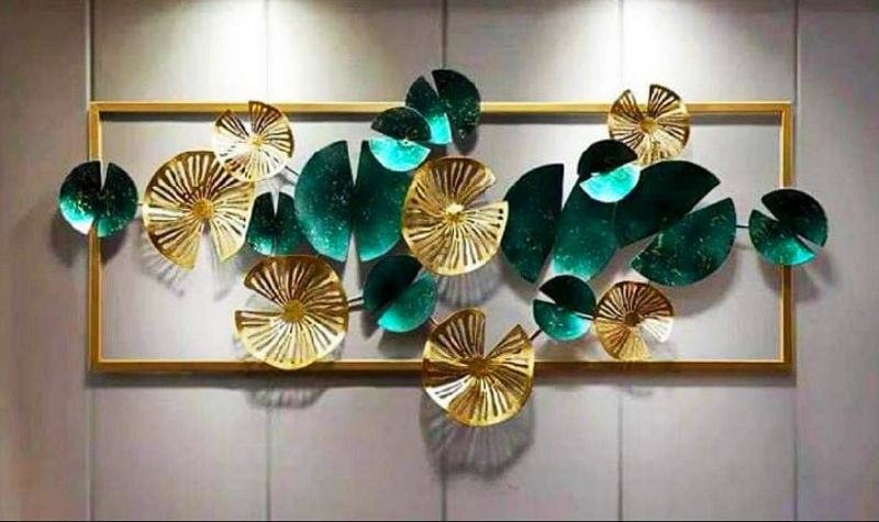 Green & Gold Metal design