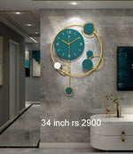 Metal wall clock 3