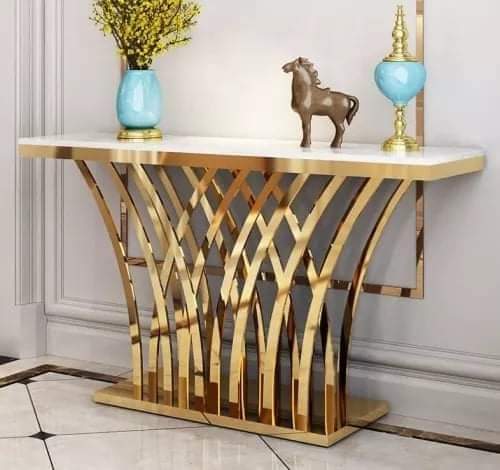 Beautiful golden console design