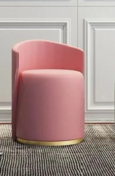 Puffy with backrest
