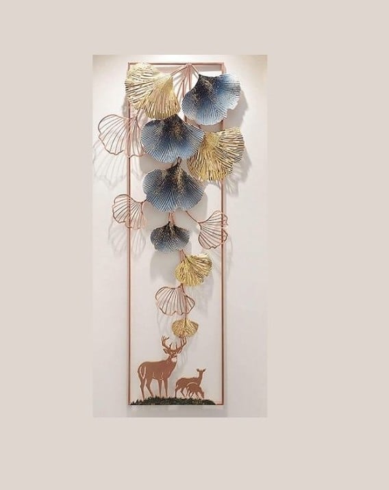 vertical metal decor