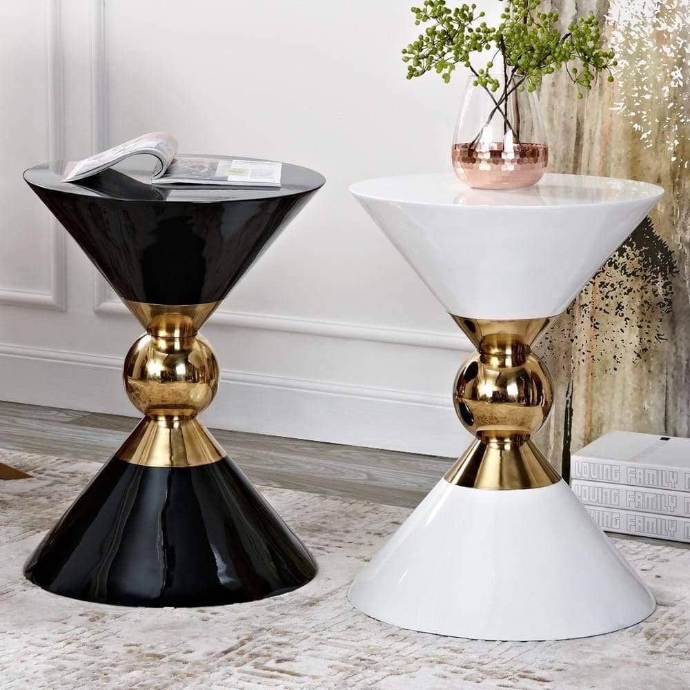 Hourglass shaped table