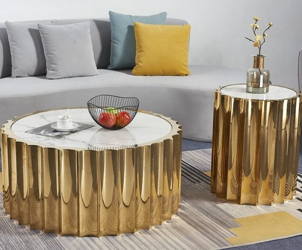 Art Golden round table