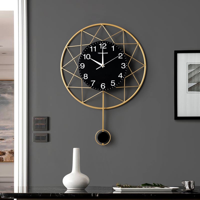 Aesthetic Metal wall clock