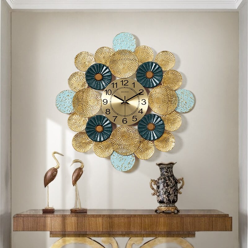 wall clock on wall
