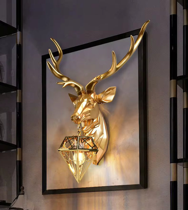 Deer hanging light