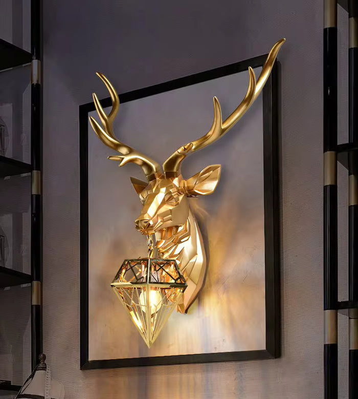 Deer hanging light