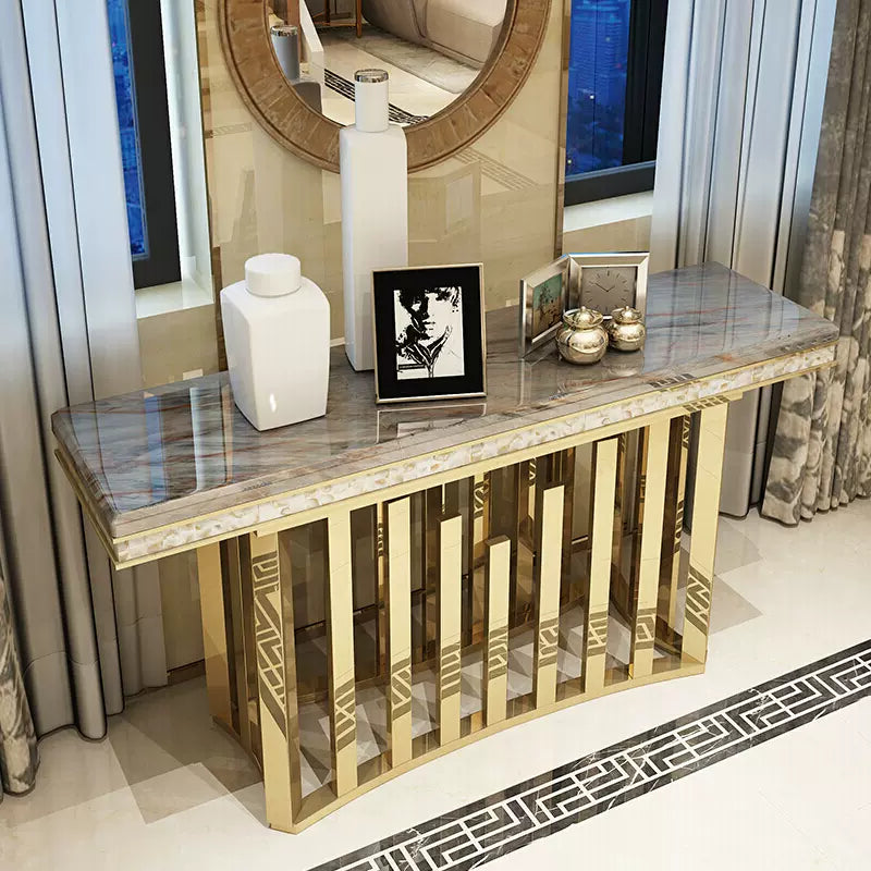 Metal Console stand with Marble top