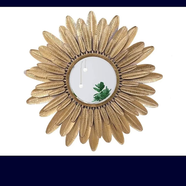 Golden quill Mirror