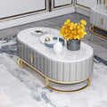 Oval coffee table