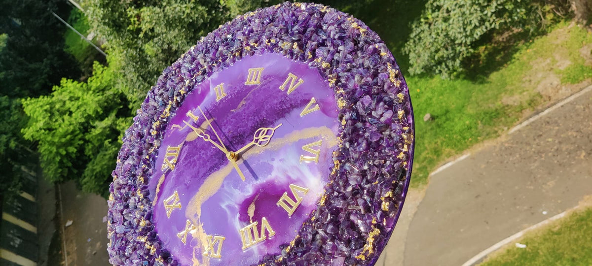 Amethyst clock