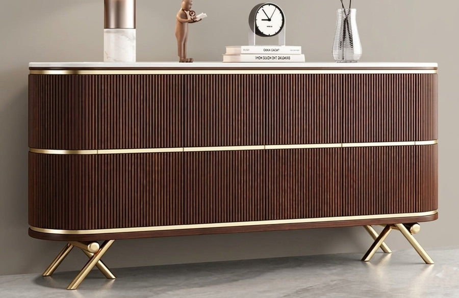 Buffet table