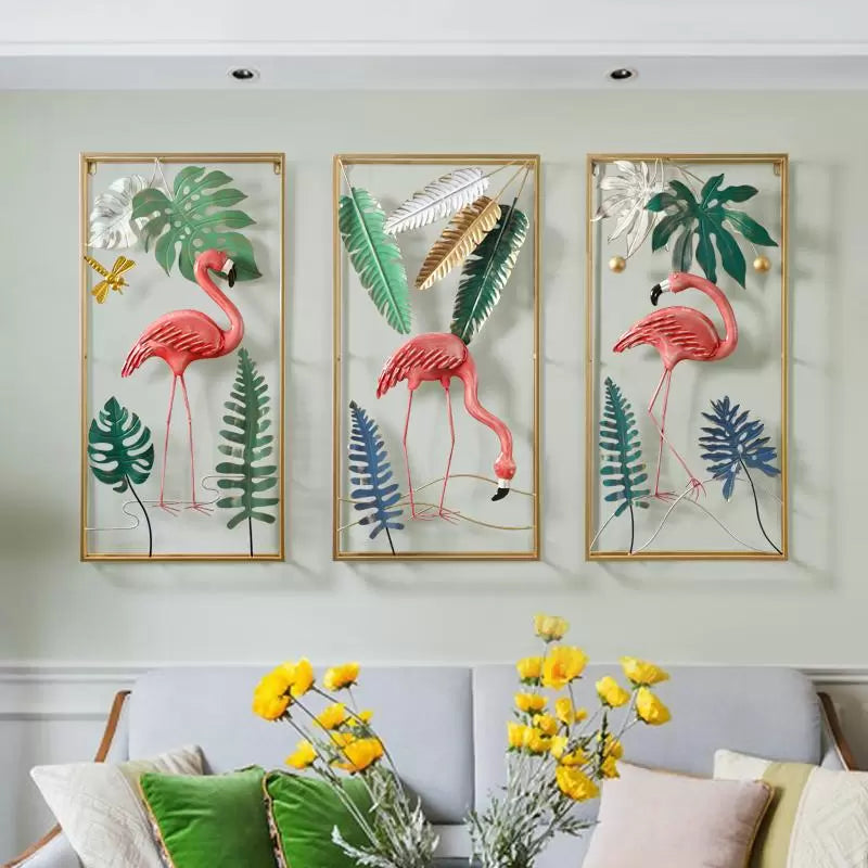 Metal decor three frame