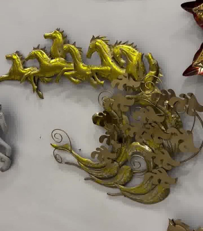 golden horses