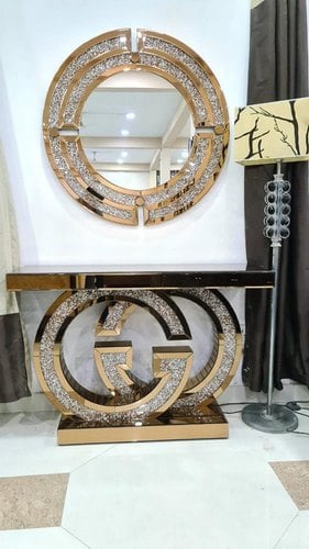 Glass console Mirror