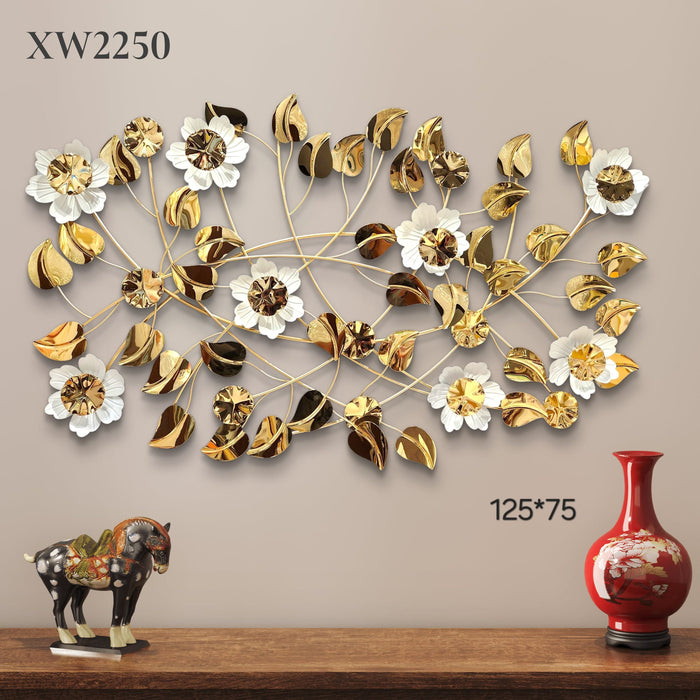 Golden vine flowers