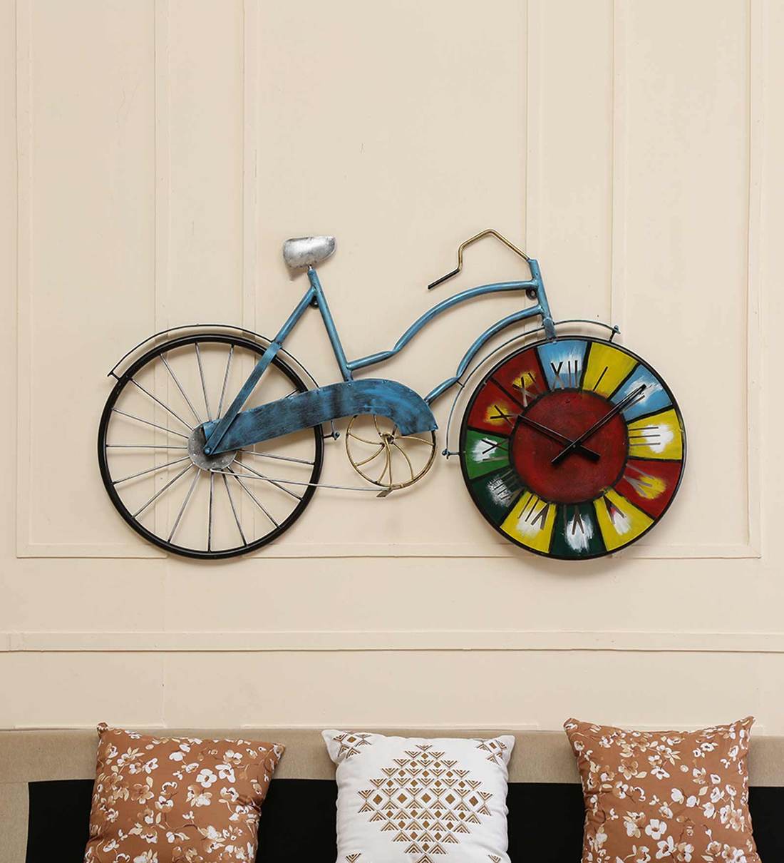 Metal Cycle clock India