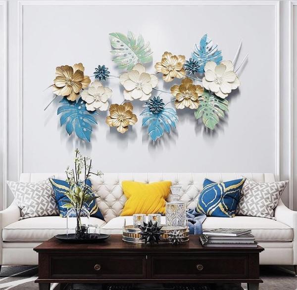 Metal leaf wall decor