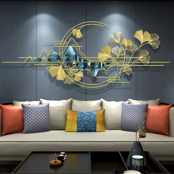 Mountain leaf decor