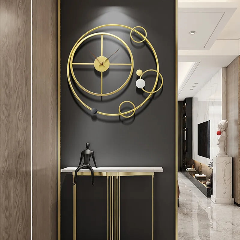 Circles wall clock