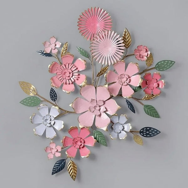 Pink Metal flowers