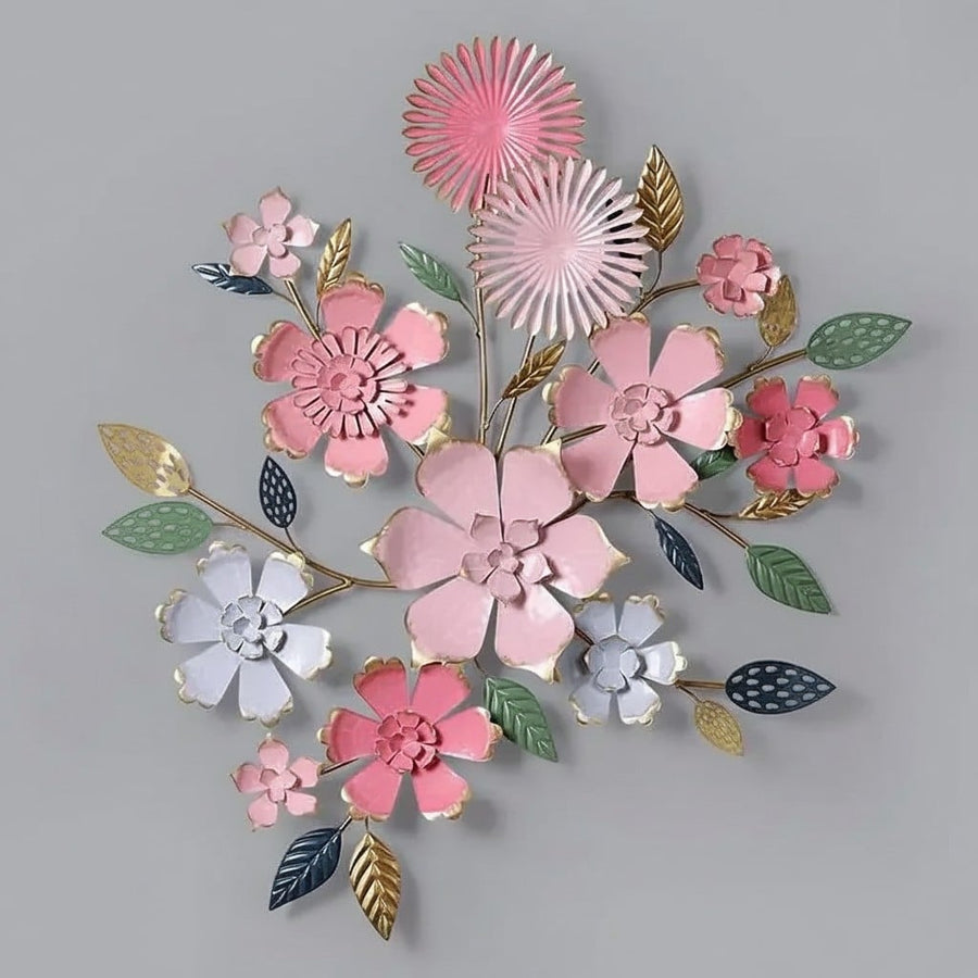 Pink Metal flowers