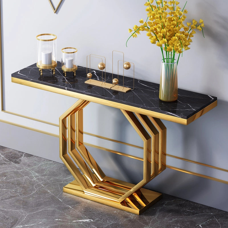 Octagon console table