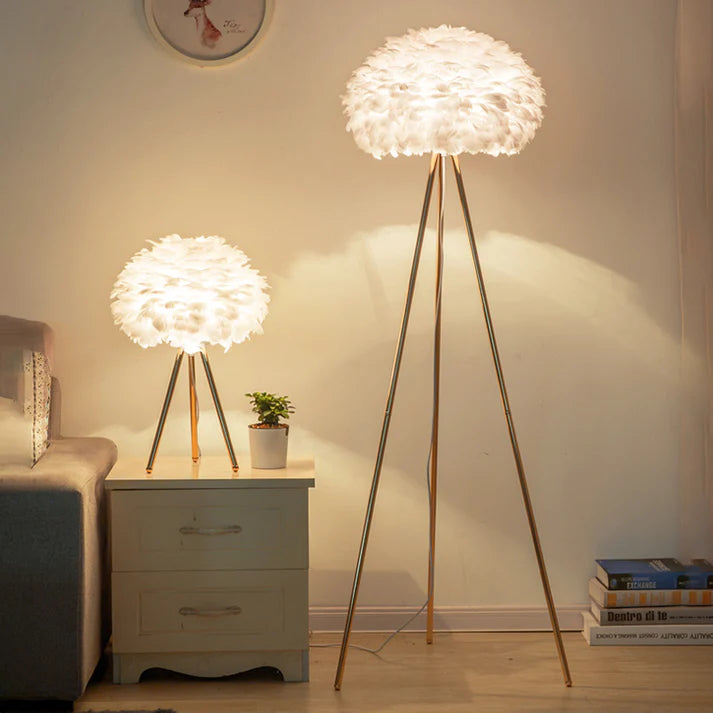 Fur lamp