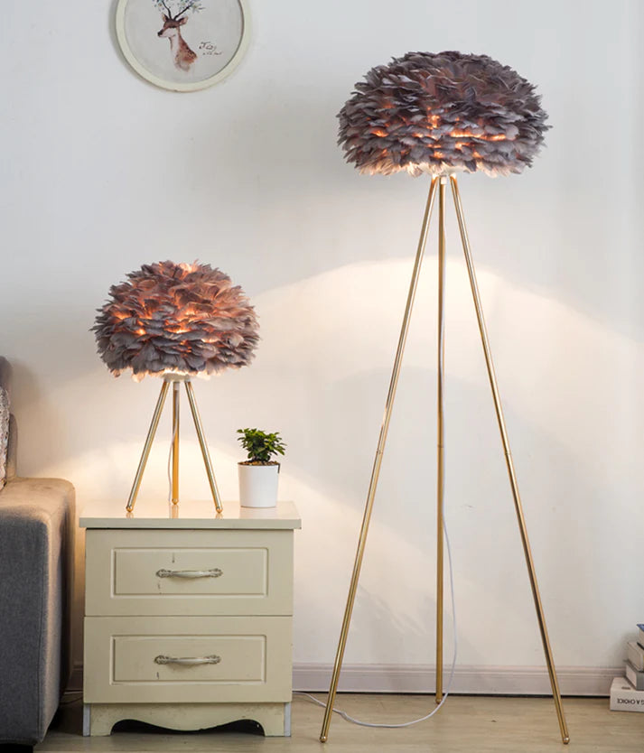 Fur lamp