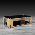 Metal glass top Center Table