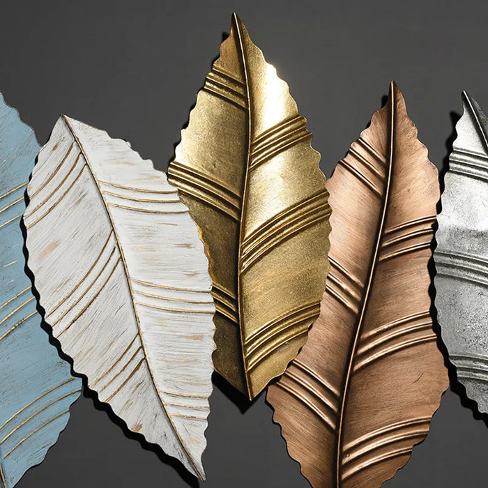 Seven leaves Metal decor