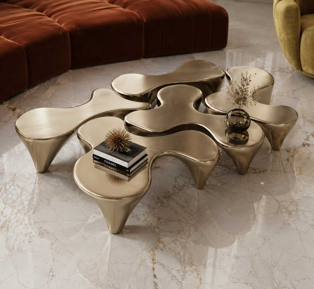Custom coffee table combo