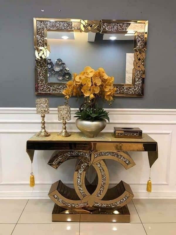 Venetian glass console