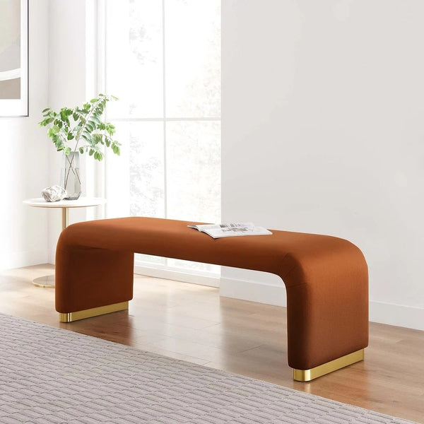 waterfall bench